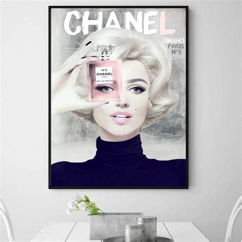 Marilyn Monroe Chanel Wall Art 